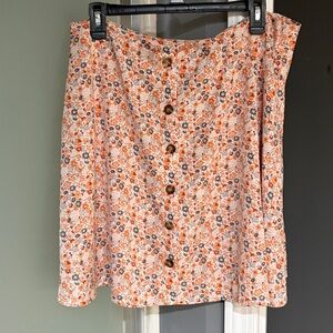 SHEIN floral skirt size 0XL